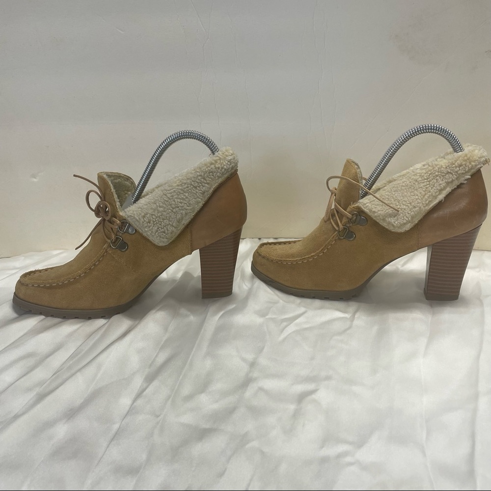 Heeled boot leather upper - Picture 9 of 10
